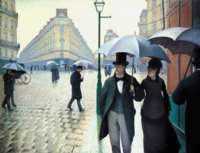 Rue de Paris, temps de pluie Gustave Caillebotte